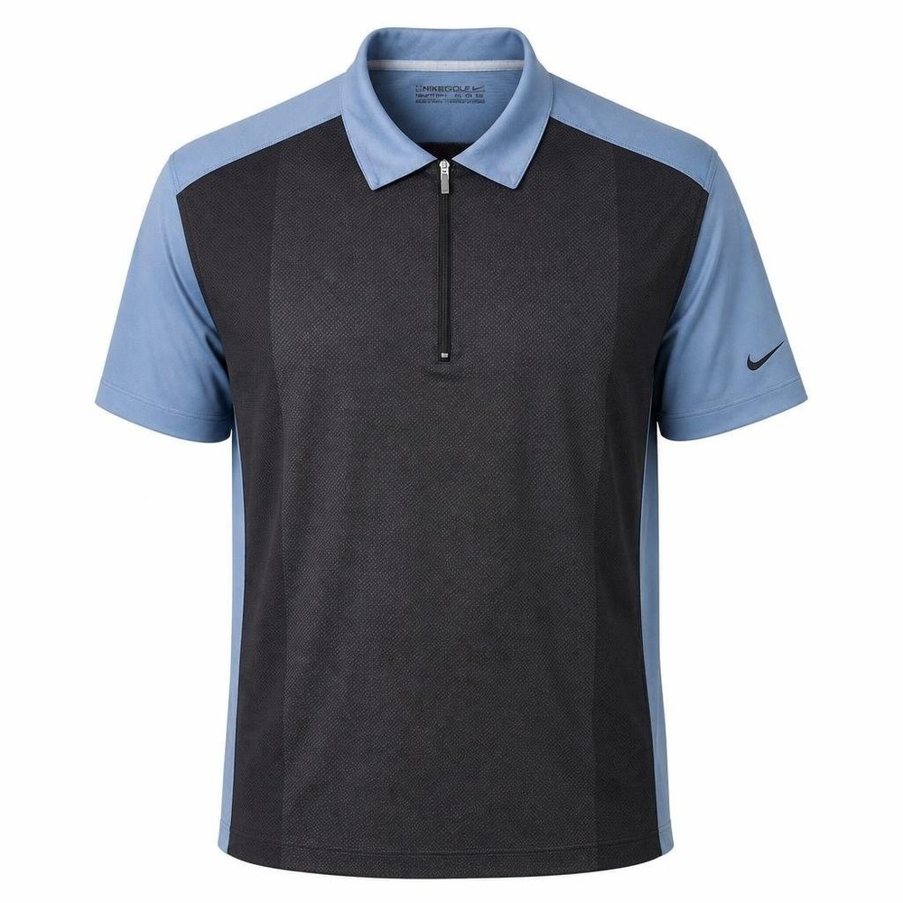 Nike Golf Shirt Mens XXL Polo Performance Dry-Fit 1/4 Zip Tech Breathable Preppy
